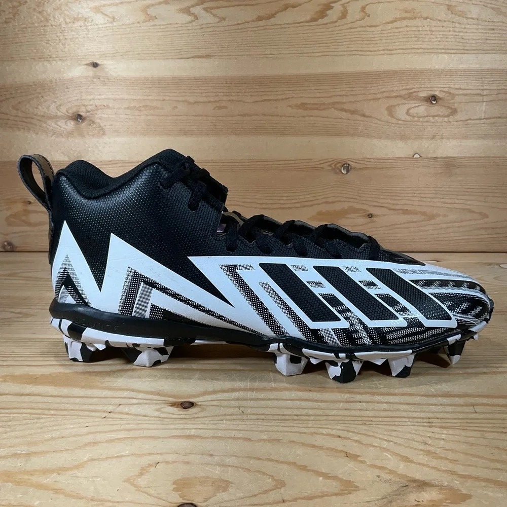 Adidas Freak Spark MD 23 Inline Football Cleats Size Men’s 10 Black White HP7712